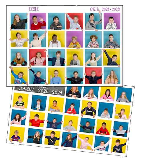 Photo de groupe avec lucarne